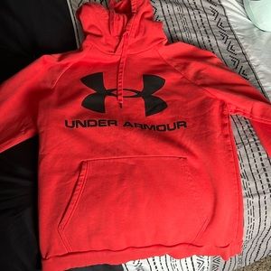 Under Armour red hoodie